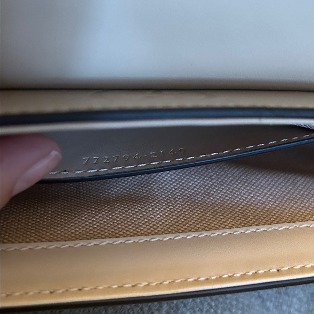 GUCCI Gilbert Calfskin GG Super Mini Shoulder Bag - Picture 12 of 14